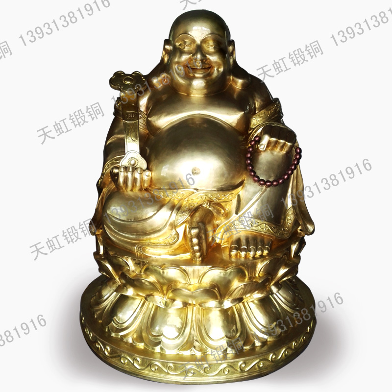 纯铜雕塑弥勒佛